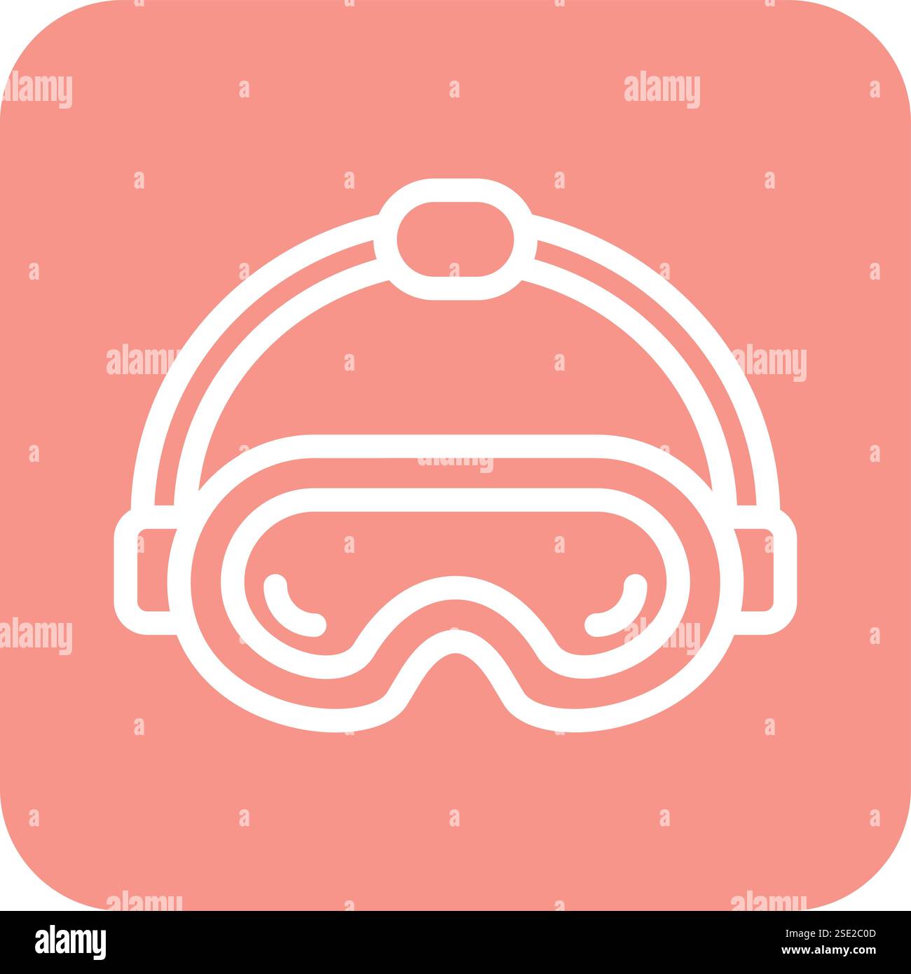 Safety glasses Vector Icon Design Illustration Stock Vector