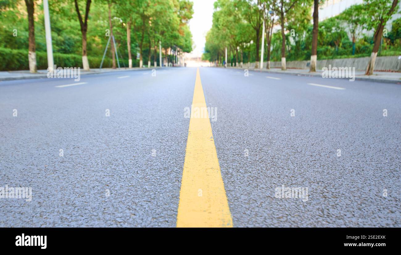 The straight road stretches into the distance Stock Photo - Alamy