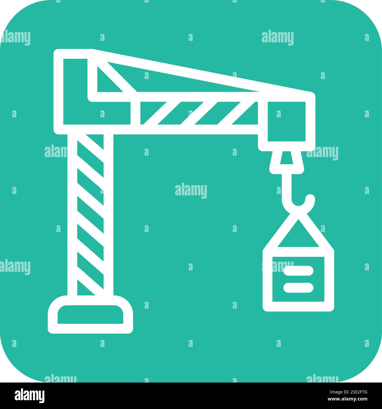 Construction Vector Icon Design Illustration Stock Vector