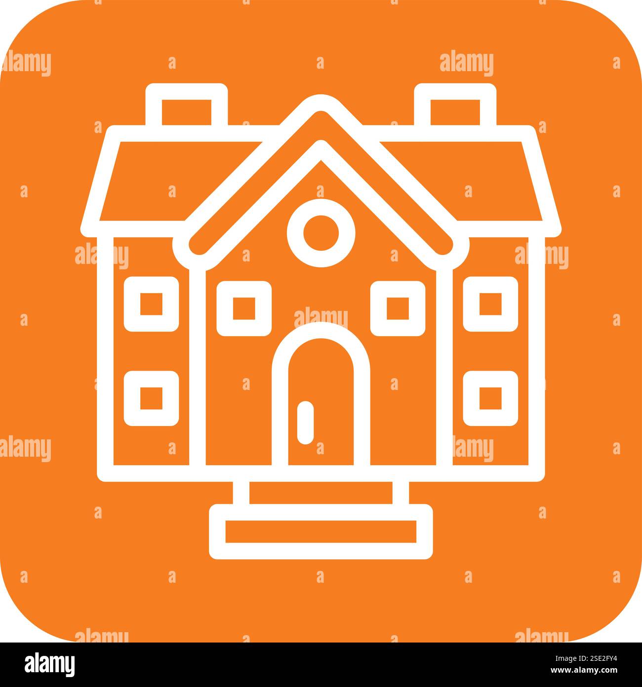 House Vector Icon Design Illustration Stock Vector