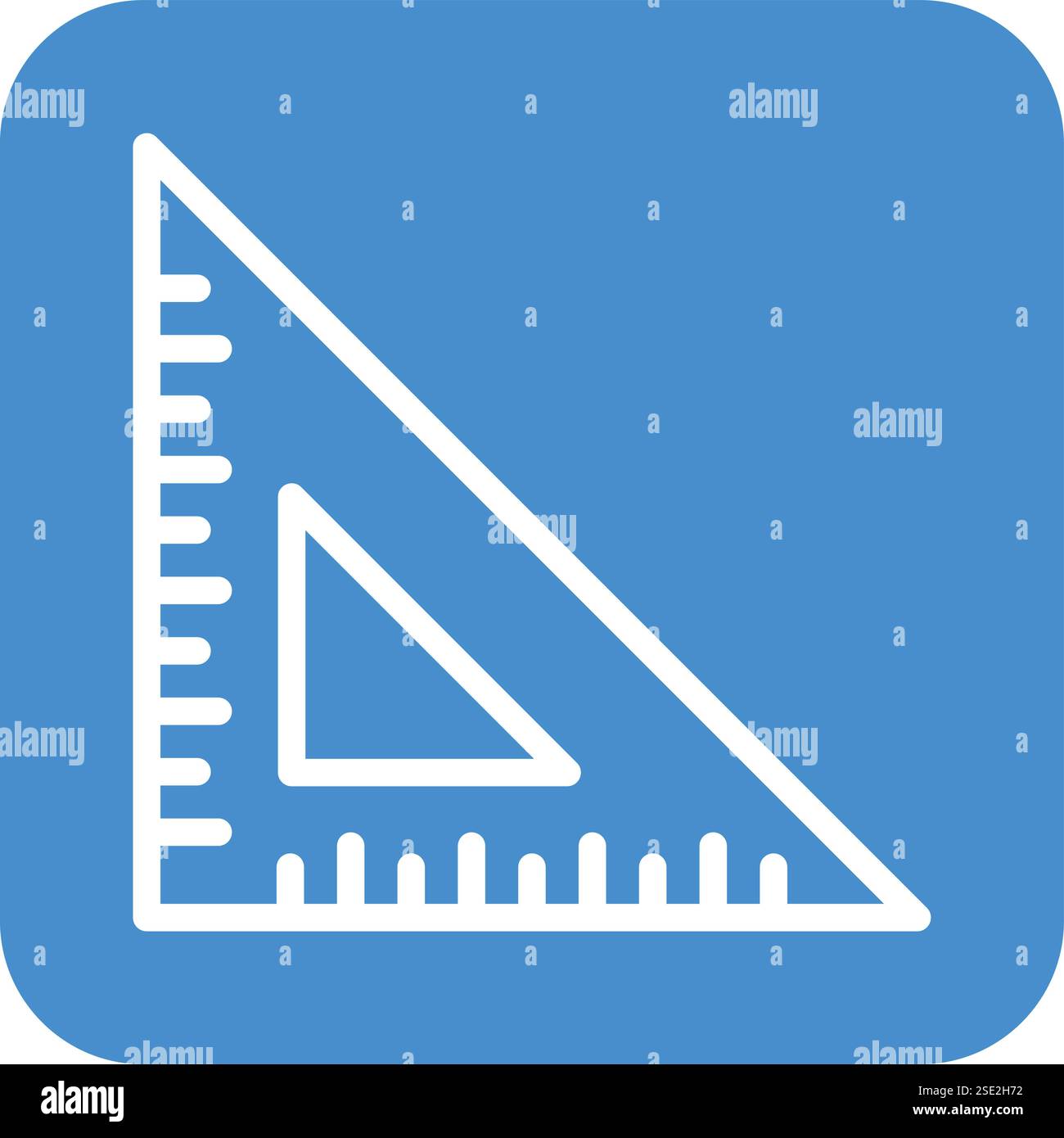 Set square Vector Icon Design Illustration Stock Vector