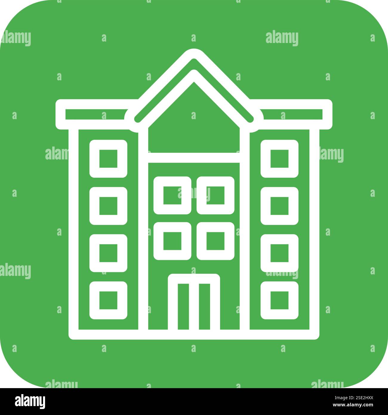 Building Vector Icon Design Illustration Stock Vector
