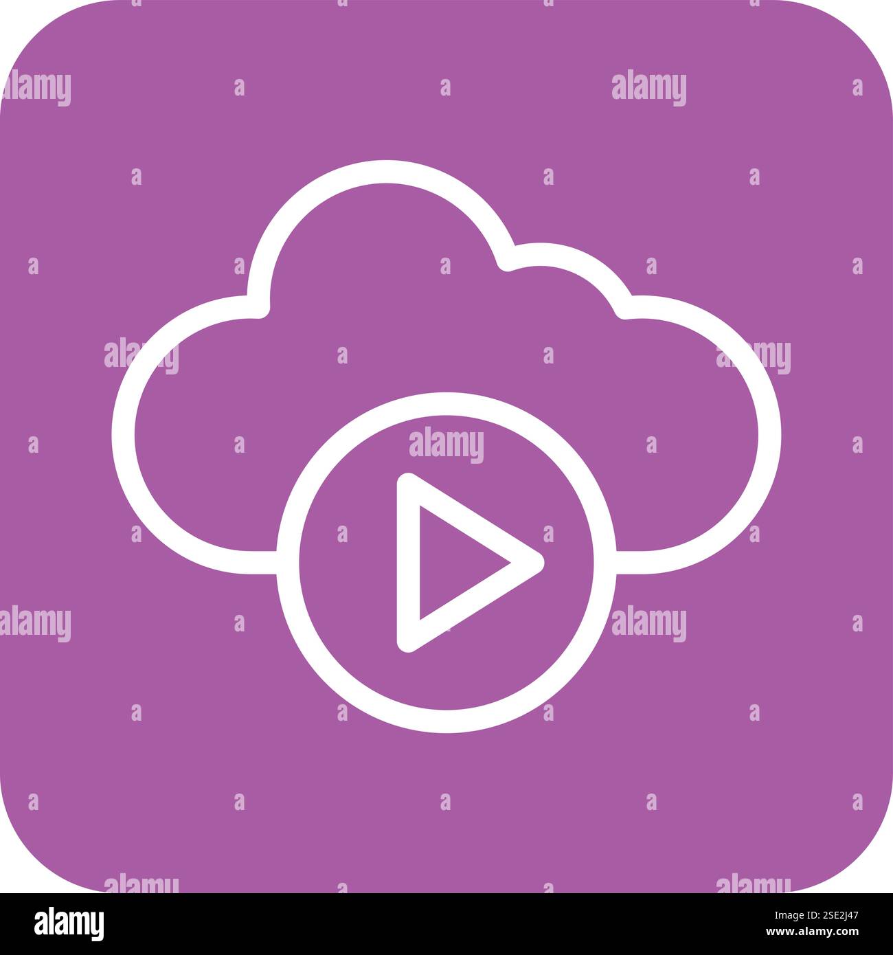 Video player Vector Icon Design Illustration Stock Vector