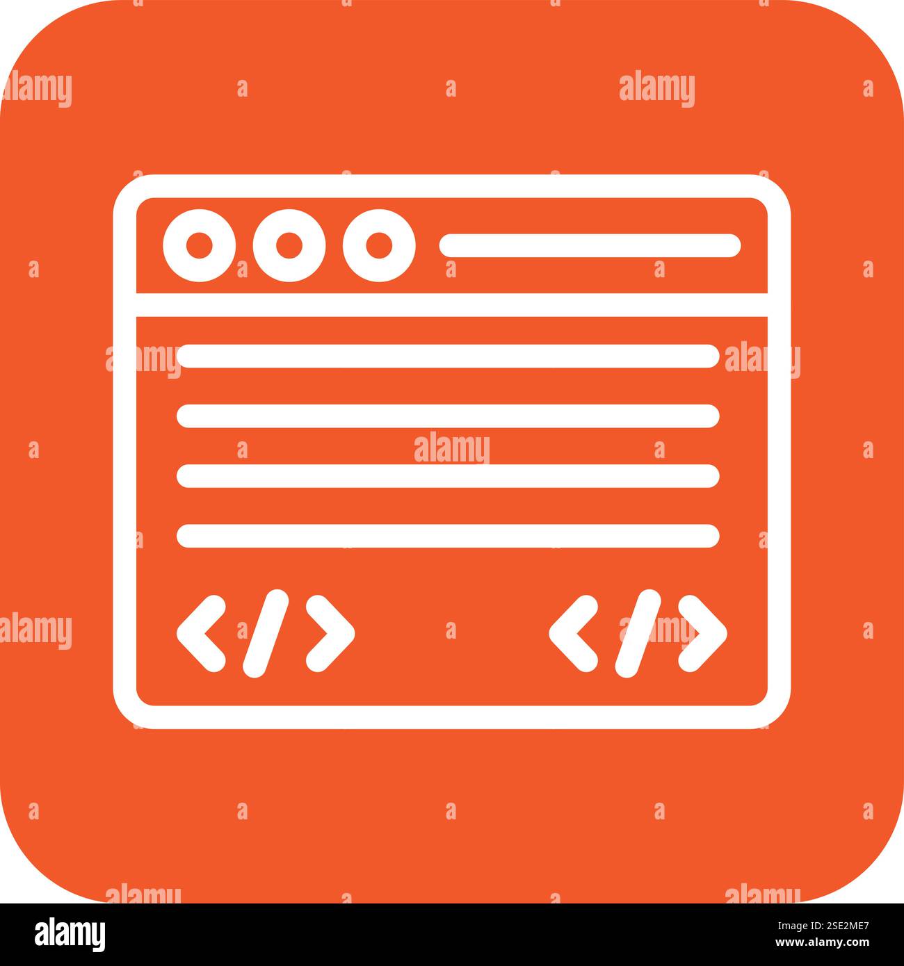 Command line Vector Icon Design Illustration Stock Vector