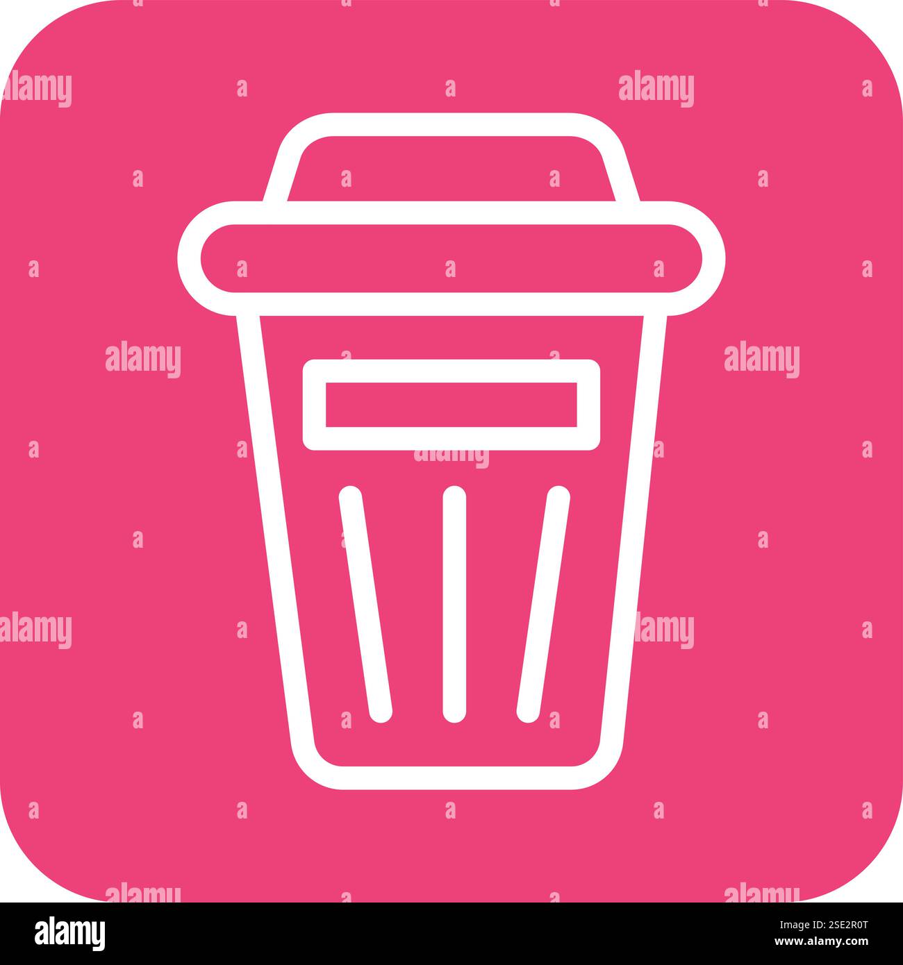 Trash Vector Icon Design Illustration Stock Vector