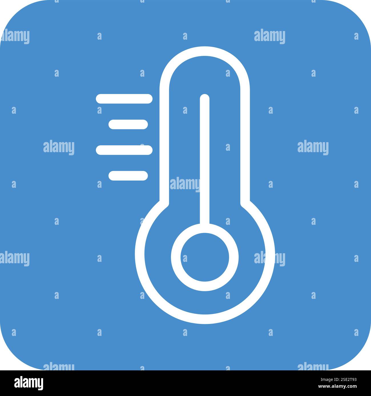 Thermometer Vector Icon Design Illustration Stock Vector