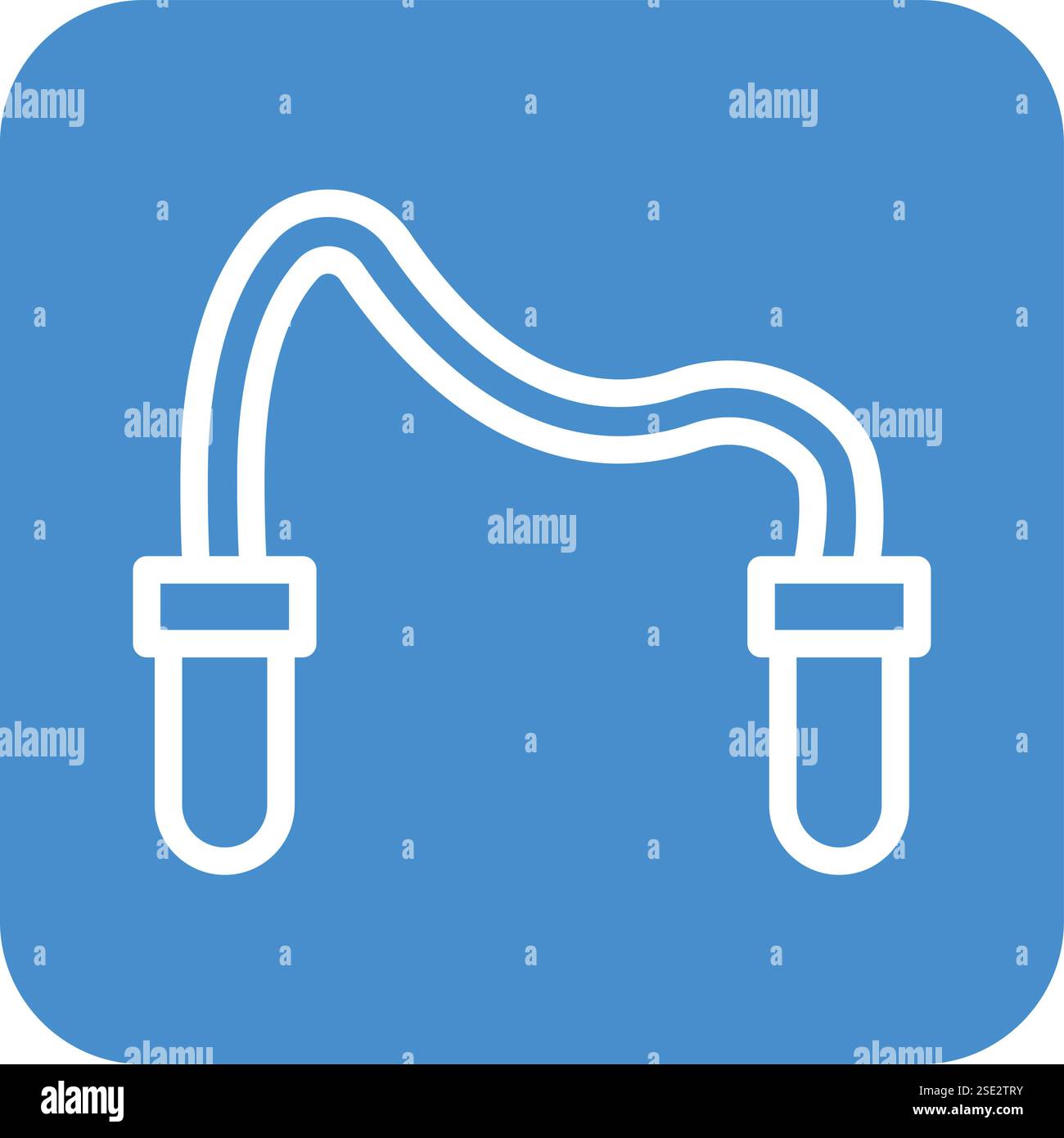 Jumping rope Vector Icon Design Illustration Stock Vector