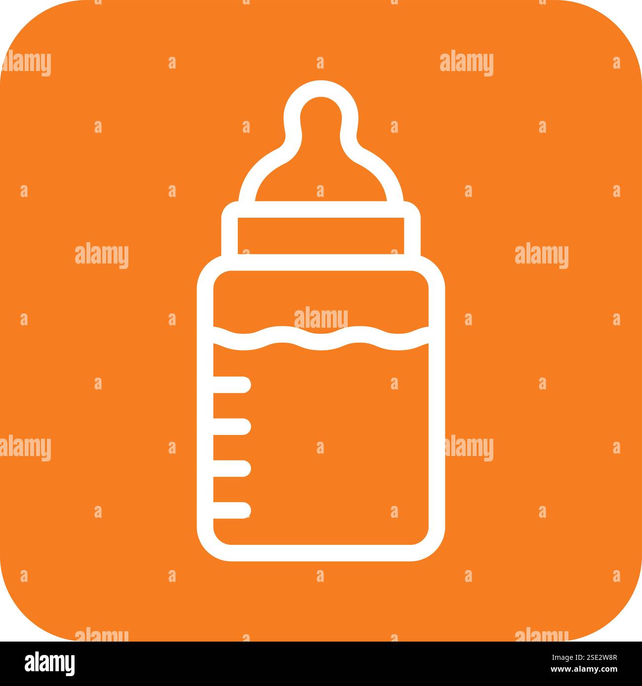 Feeding bottle Vector Icon Design Illustration Stock Vector