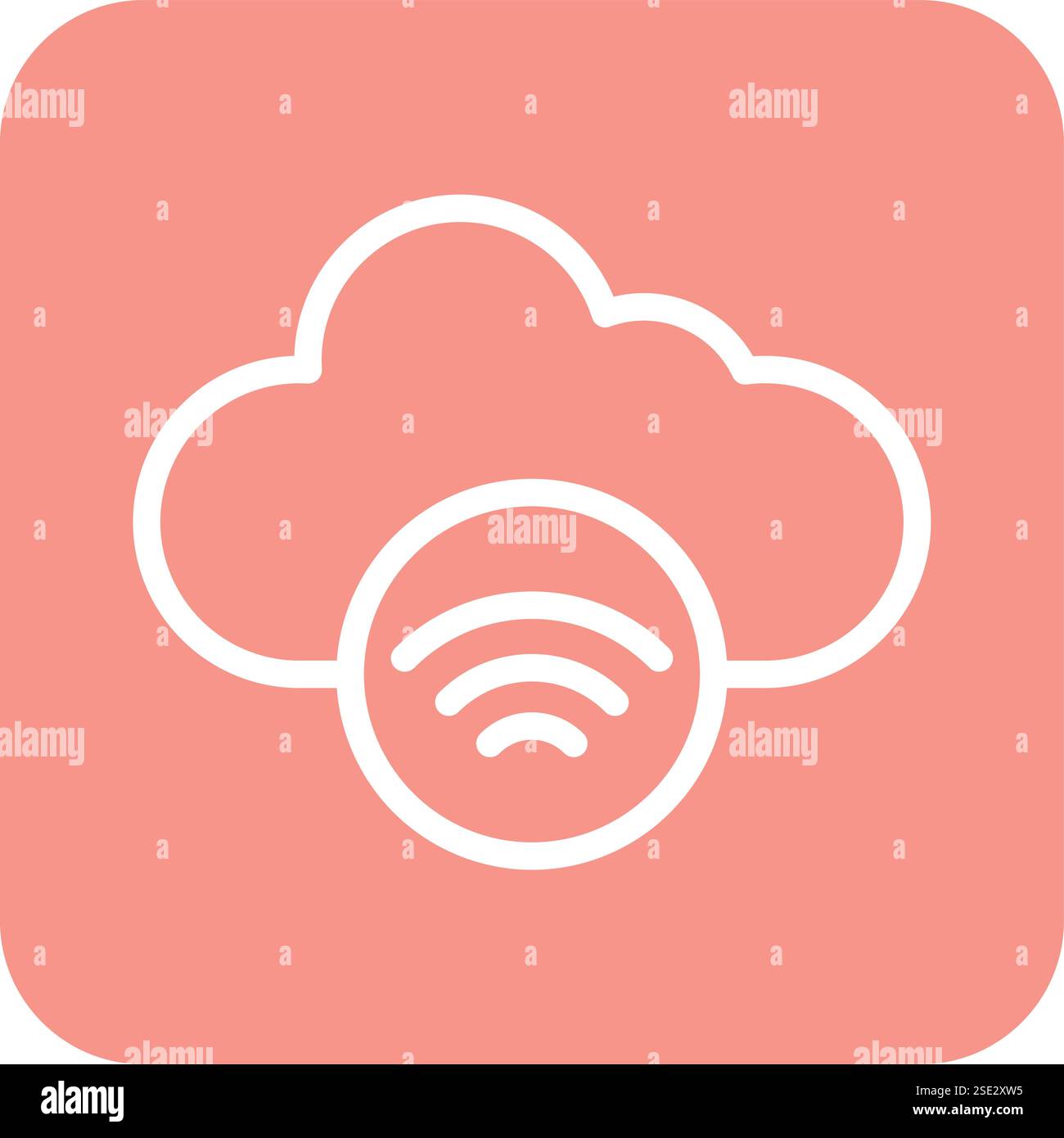 Wifi Vector Icon Design Illustration Stock Vector