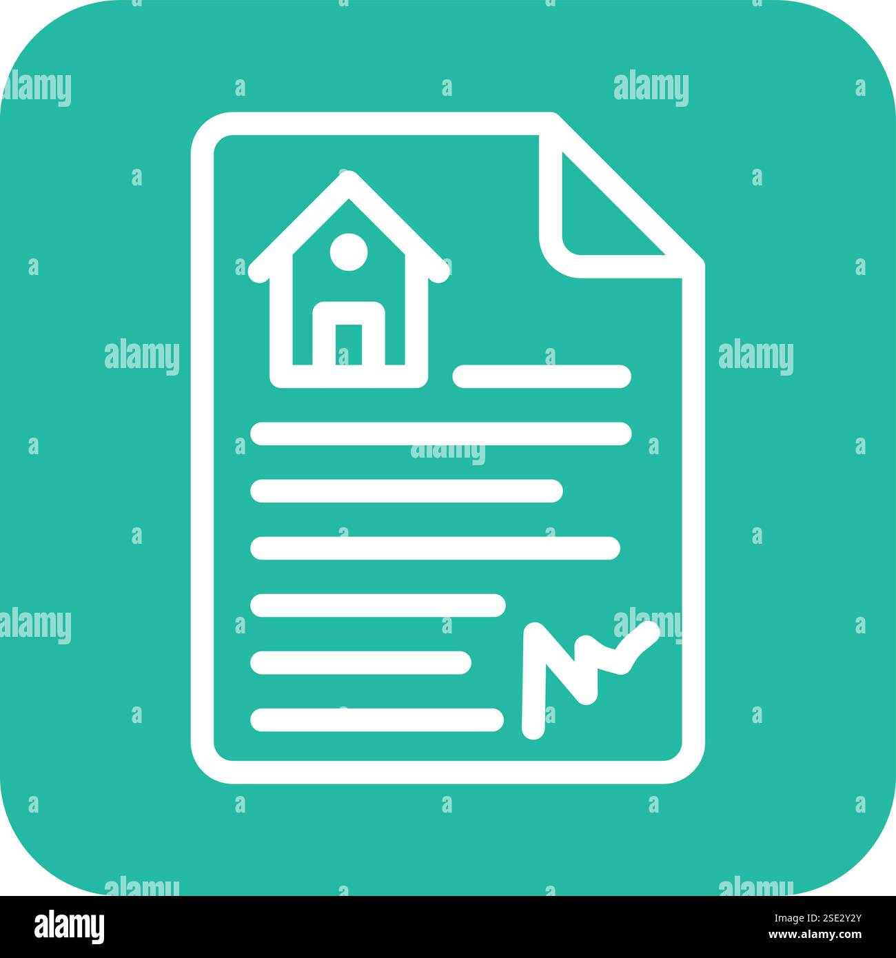 House document Vector Icon Design Illustration Stock Vector