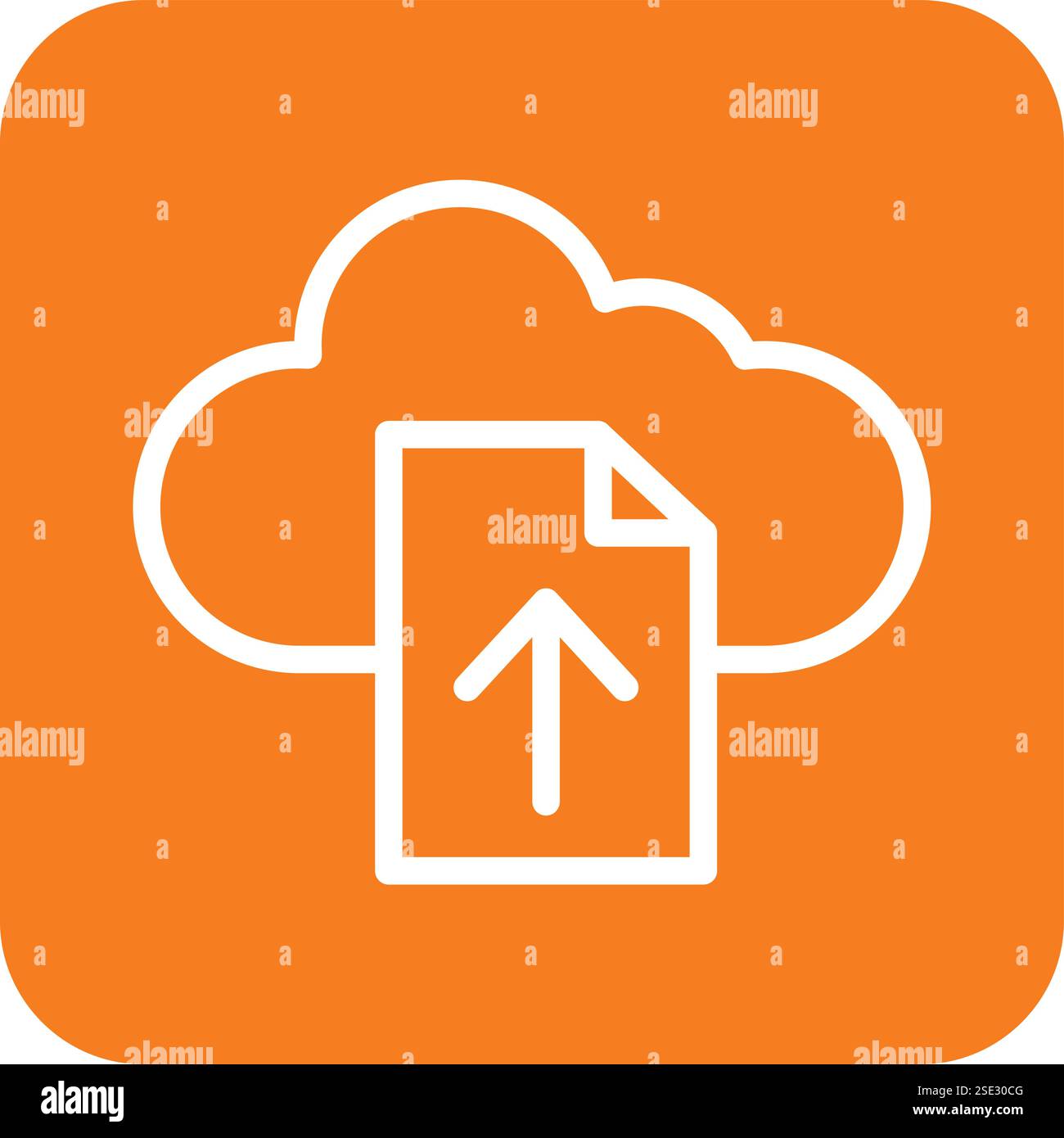 File upload Vector Icon Design Illustration Stock Vector
