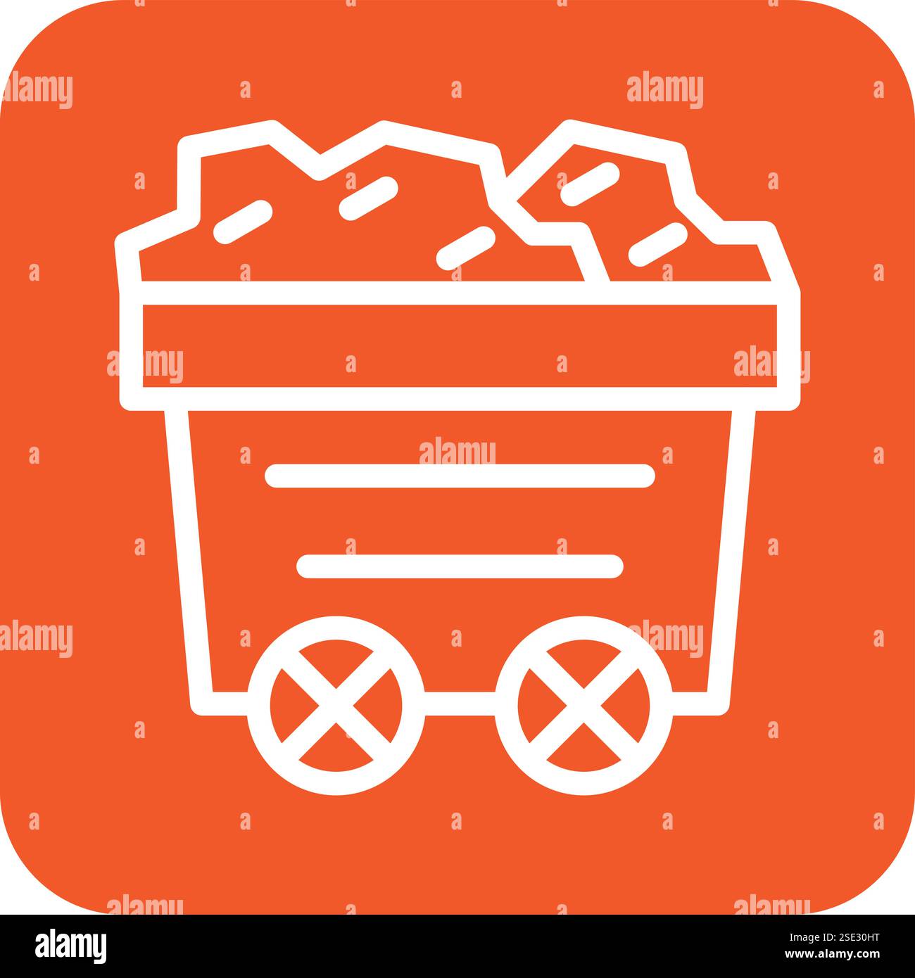 Mine Vector Icon Design Illustration Stock Vector