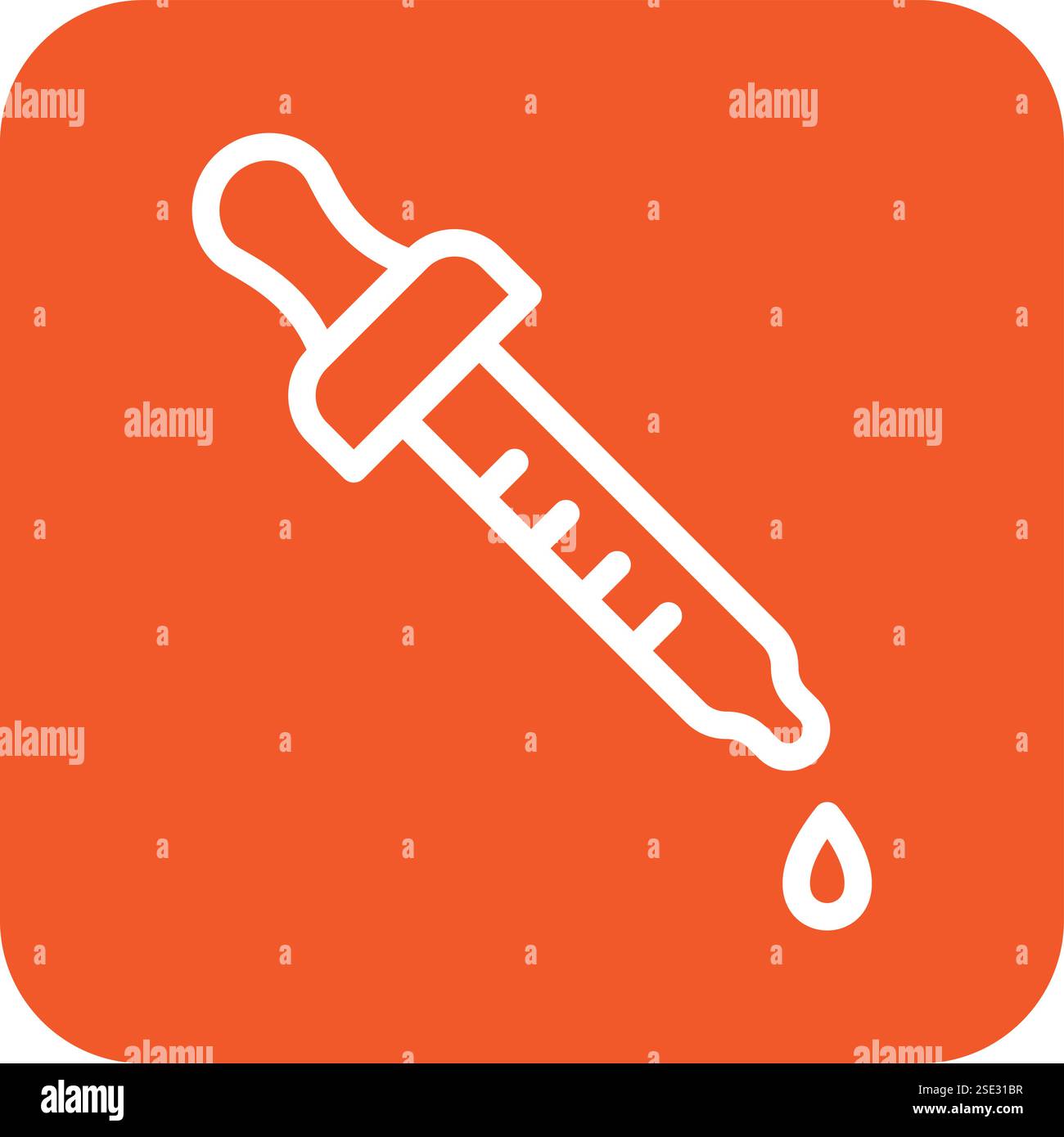 Eye dropper Vector Icon Design Illustration Stock Vector