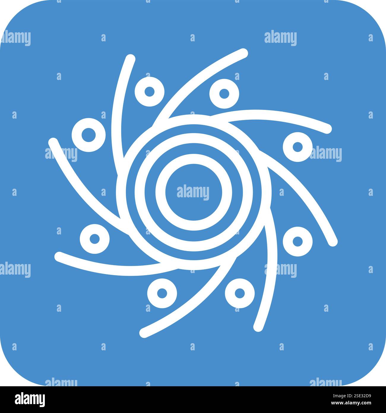 Black hole Vector Icon Design Illustration Stock Vector