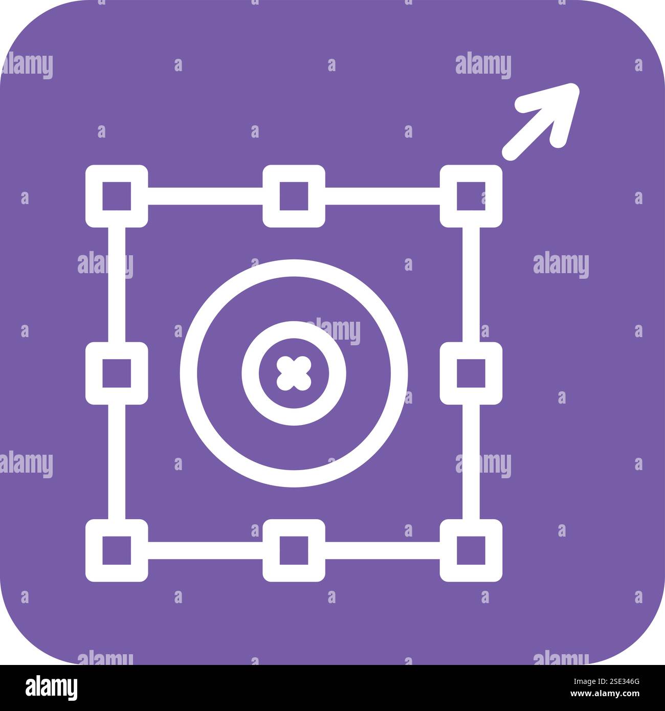Resize option Vector Icon Design Illustration Stock Vector