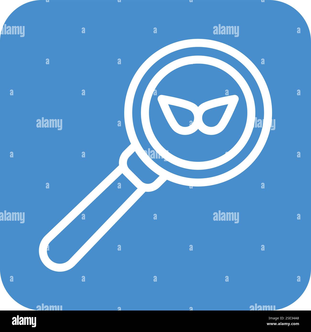 Magnifying glass icon plant hi-res stock photography and images - Alamy