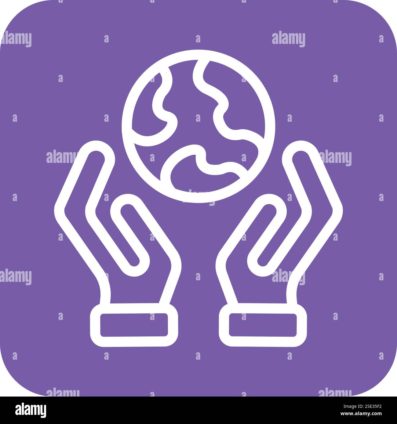 Save the World Vector Icon Design Illustration Stock Vector Image & Art ...
