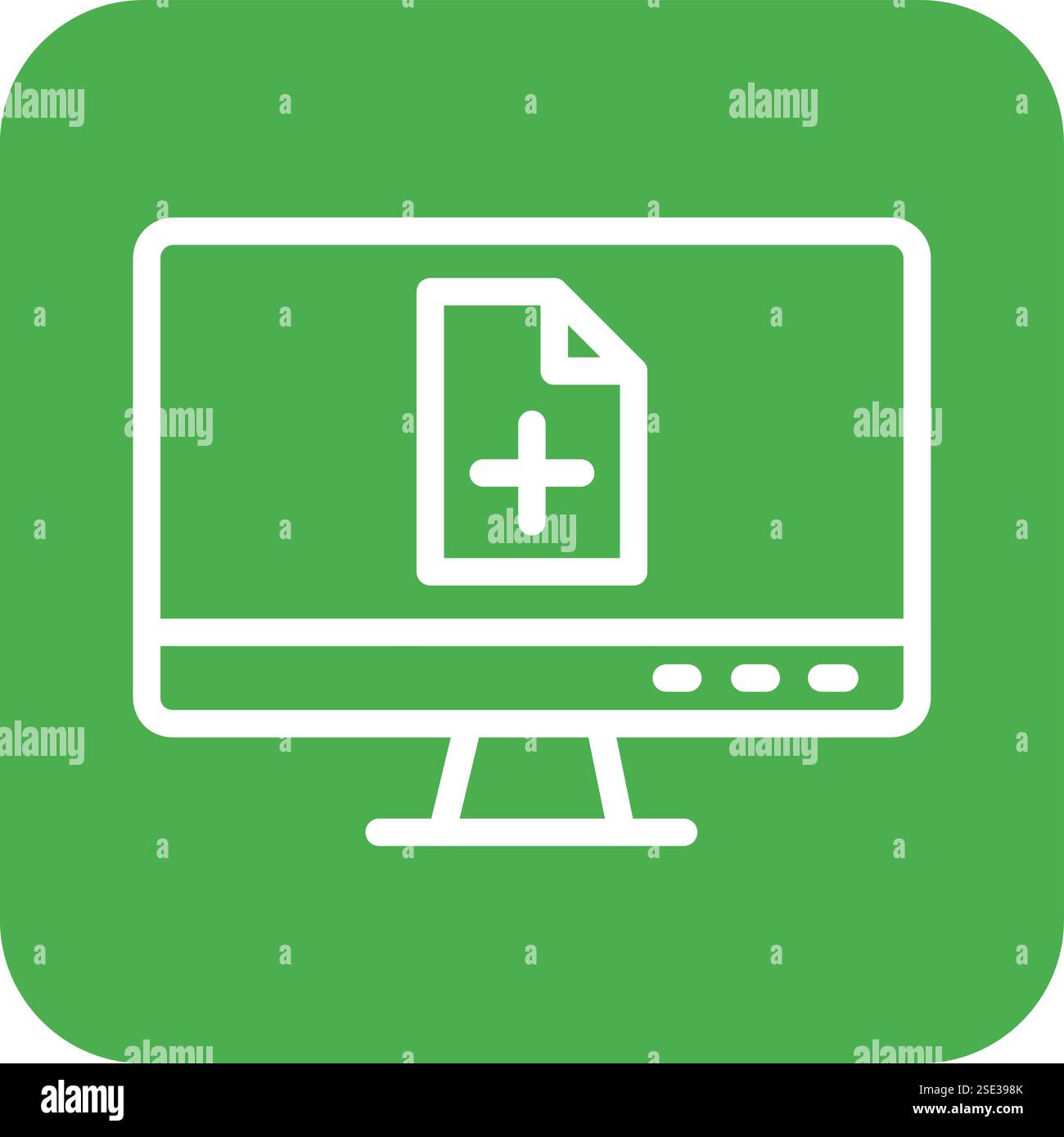 New file Vector Icon Design Illustration Stock Vector