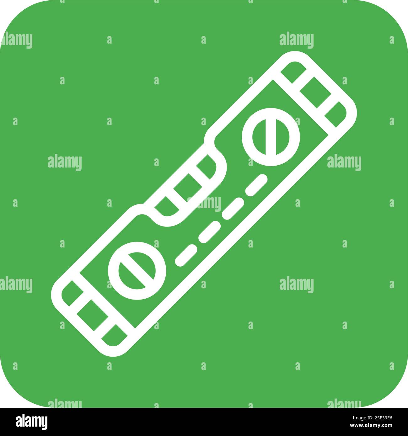 Spirit level Vector Icon Design Illustration Stock Vector