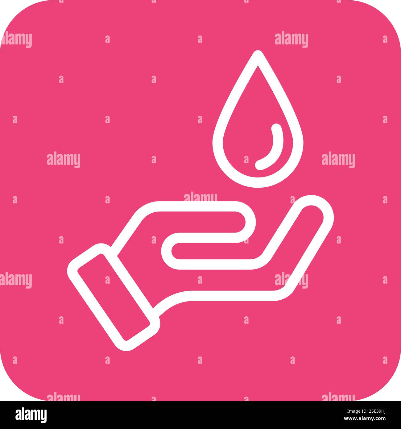 Save water Vector Icon Design Illustration Stock Vector