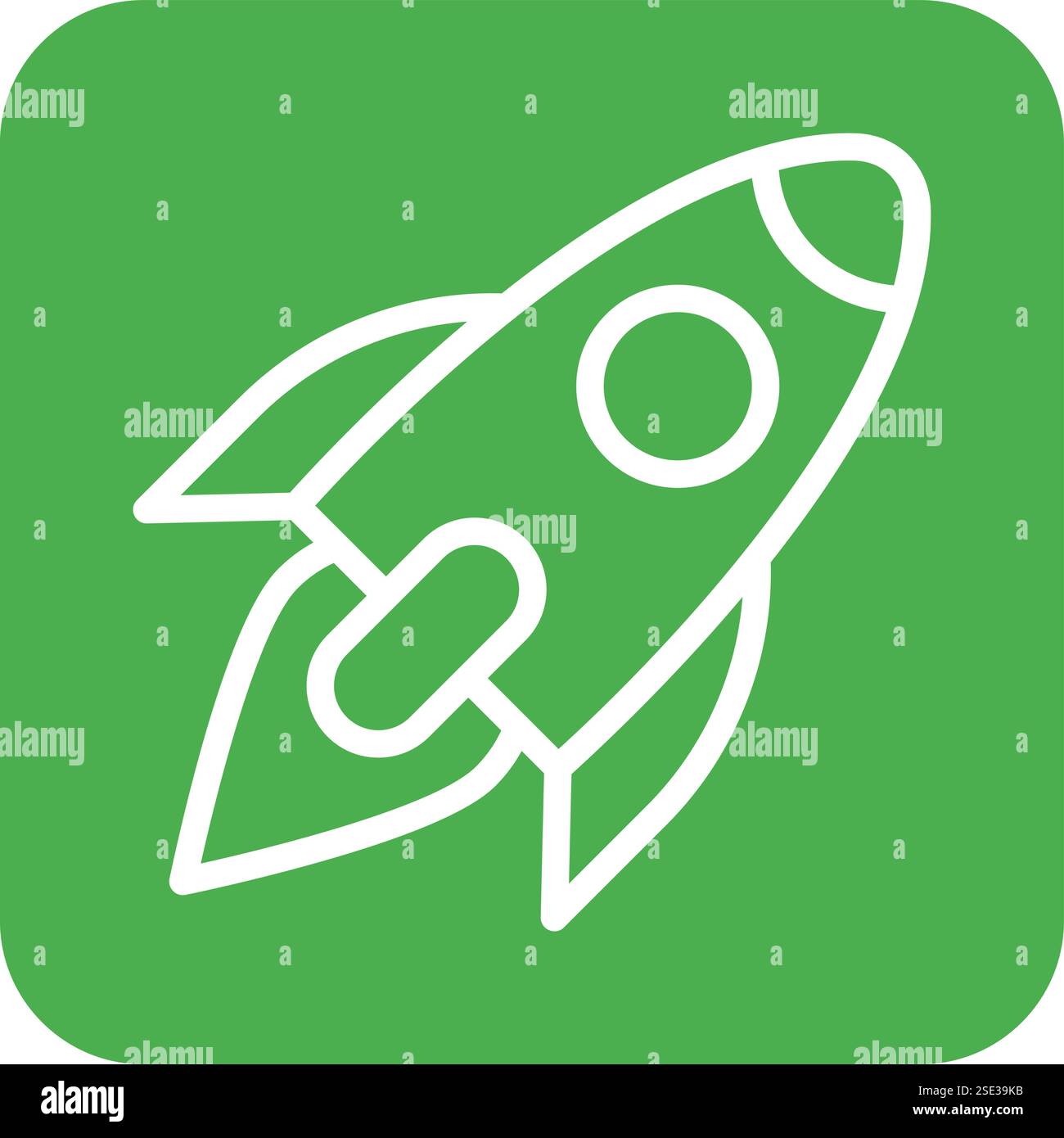 Rocket Vector Icon Design Illustration Stock Vector