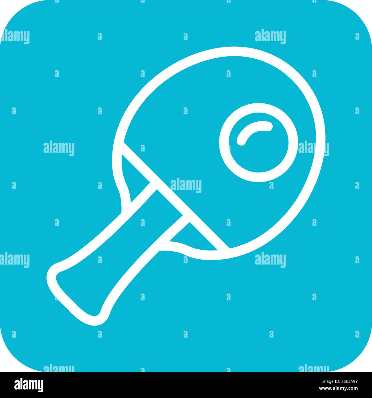 Ping pong Vector Icon Design Illustration Stock Vector