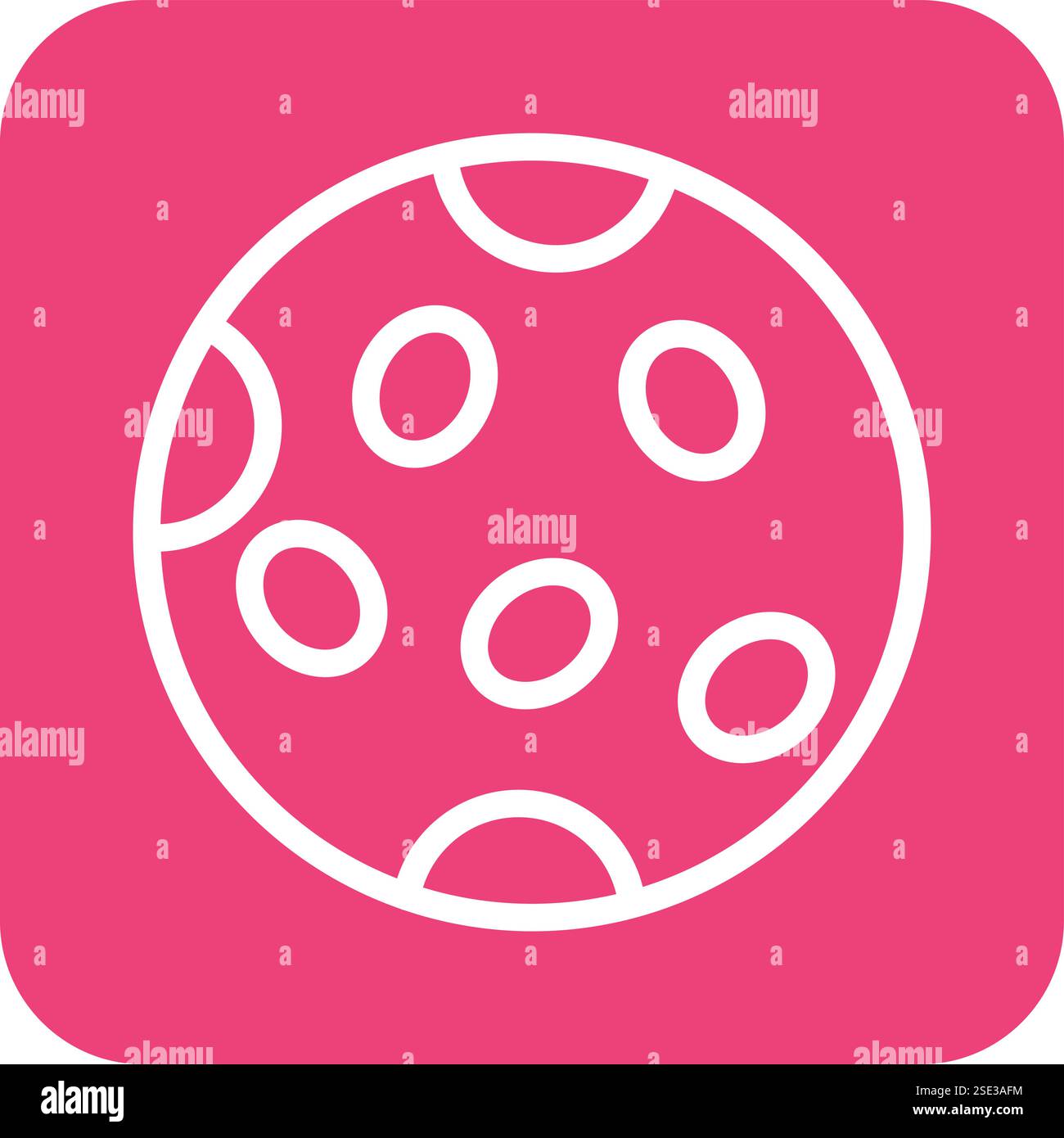 Mars Vector Icon Design Illustration Stock Vector