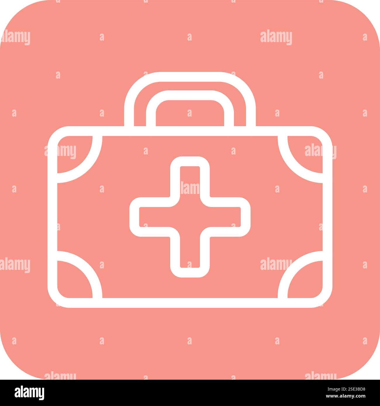 Medical kit Vector Icon Design Illustration Stock Vector
