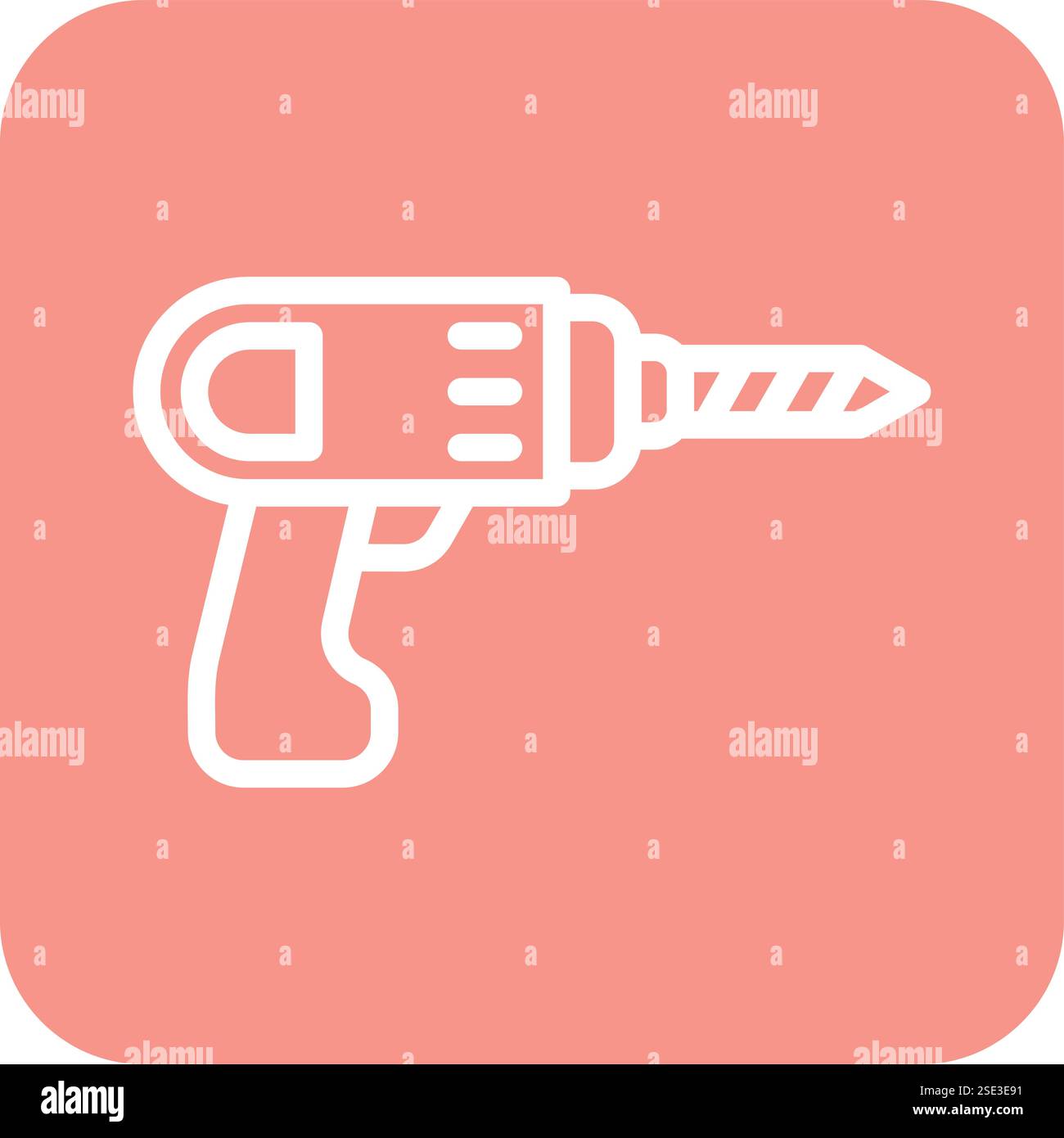 Drill Vector Icon Design Illustration Stock Vector