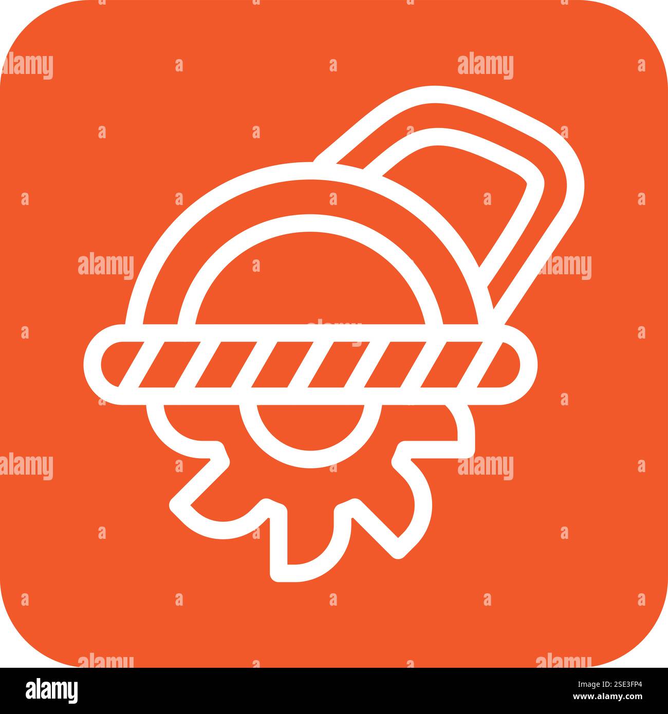 Circular saw Vector Icon Design Illustration Stock Vector