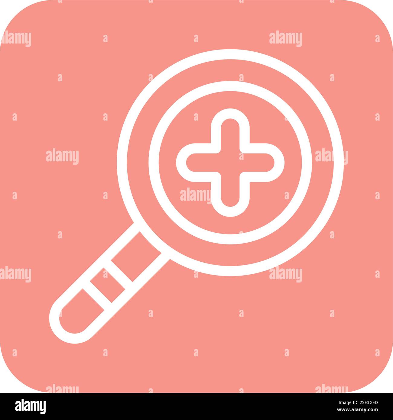 Zoom in Vector Icon Design Illustration Stock Vector