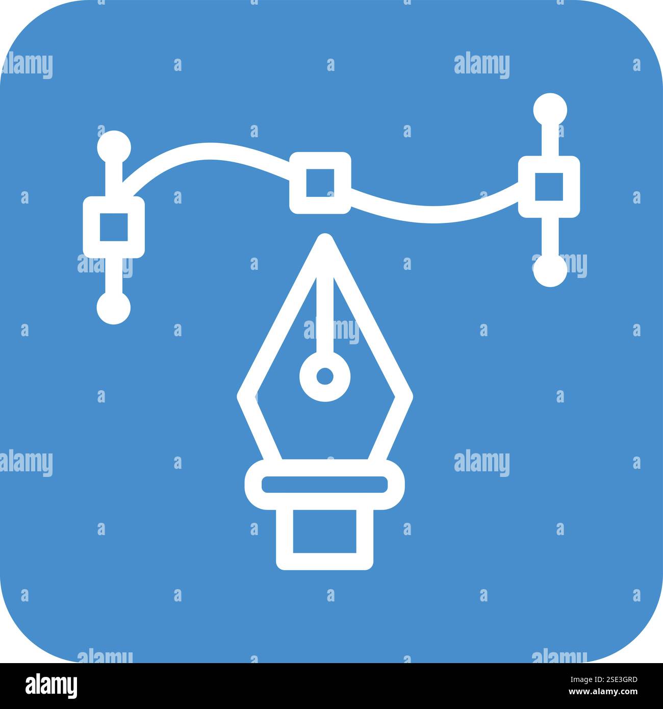 Pen tool Vector Icon Design Illustration Stock Vector