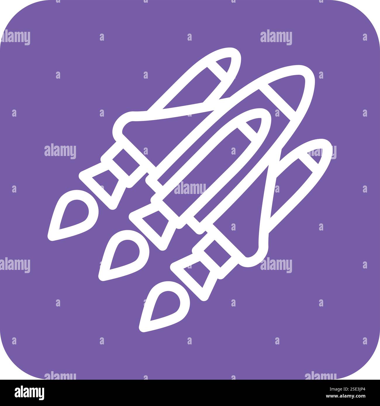 Space shuttle Vector Icon Design Illustration Stock Vector