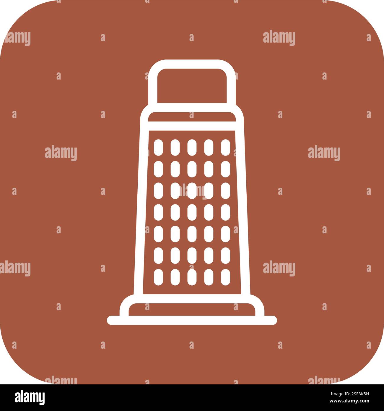 Cheese Grater Vector Icon Design Illustration Stock Vector