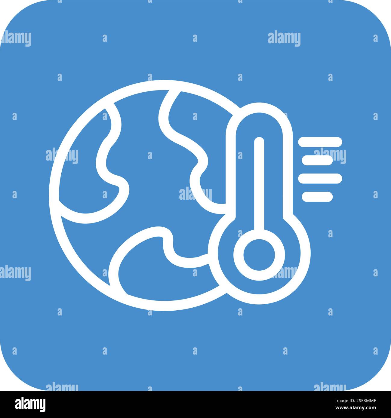 Global warming Vector Icon Design Illustration Stock Vector
