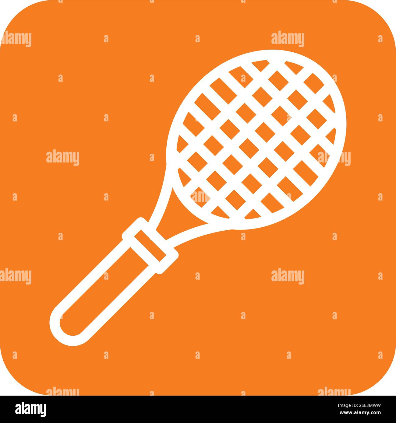 Tennis racket Vector Icon Design Illustration Stock Vector