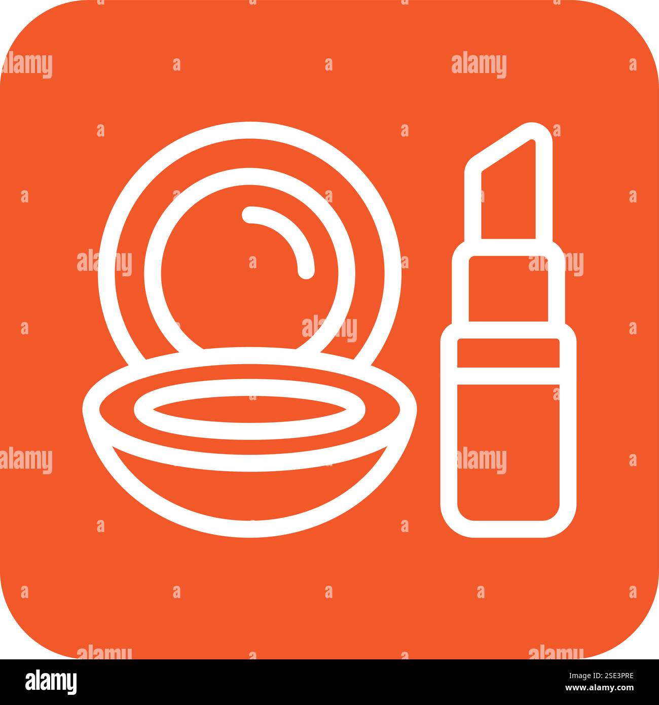 Makeup Vector Icon Design Illustration Stock Vector