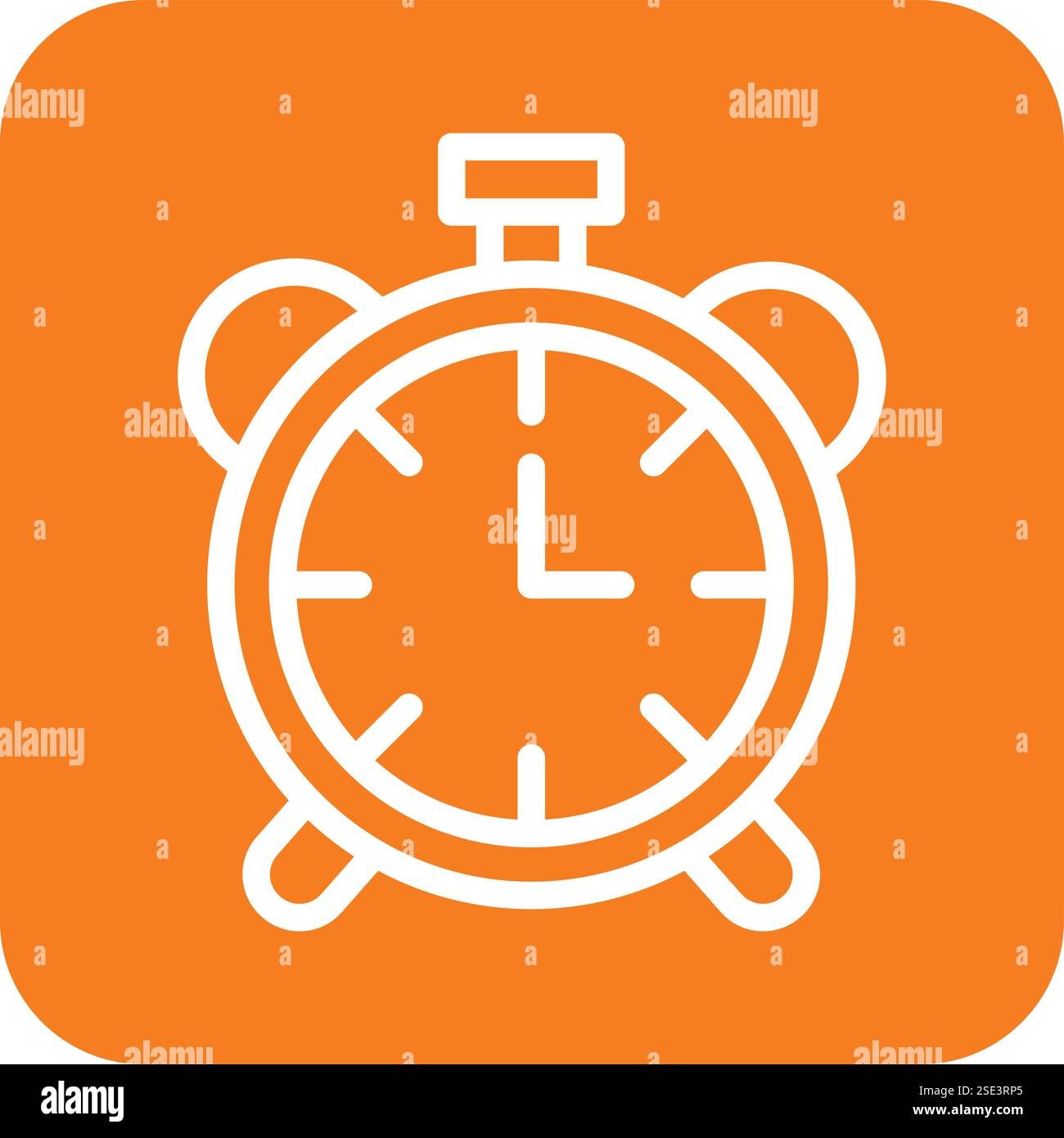 Alarm clock Vector Icon Design Illustration Stock Vector
