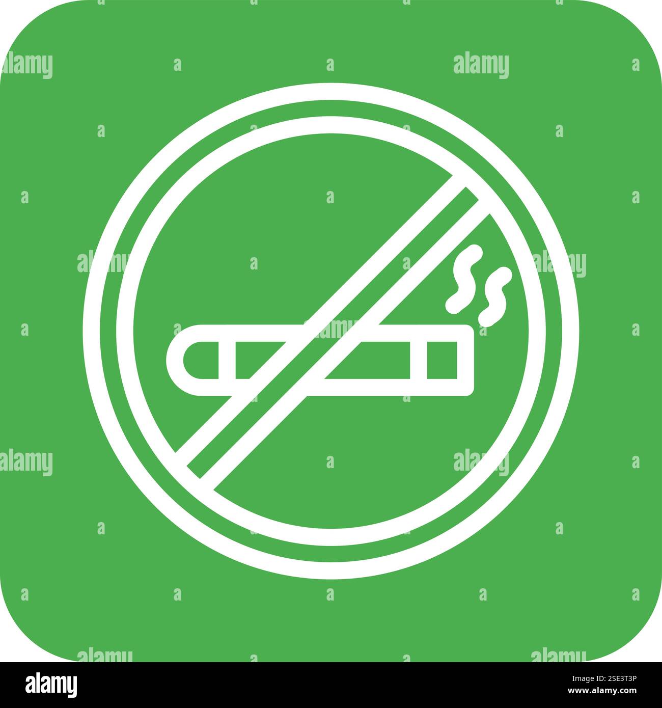 No smoking Vector Icon Design Illustration Stock Vector