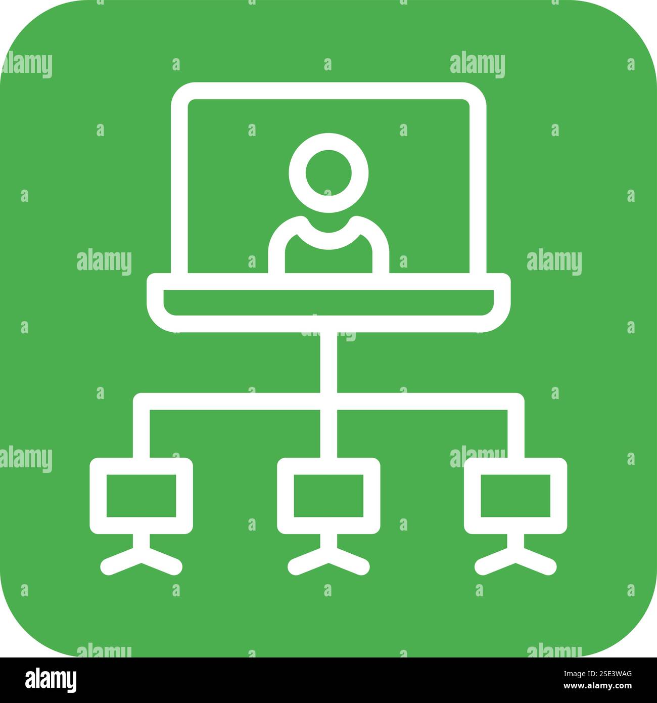 Client server Vector Icon Design Illustration Stock Vector