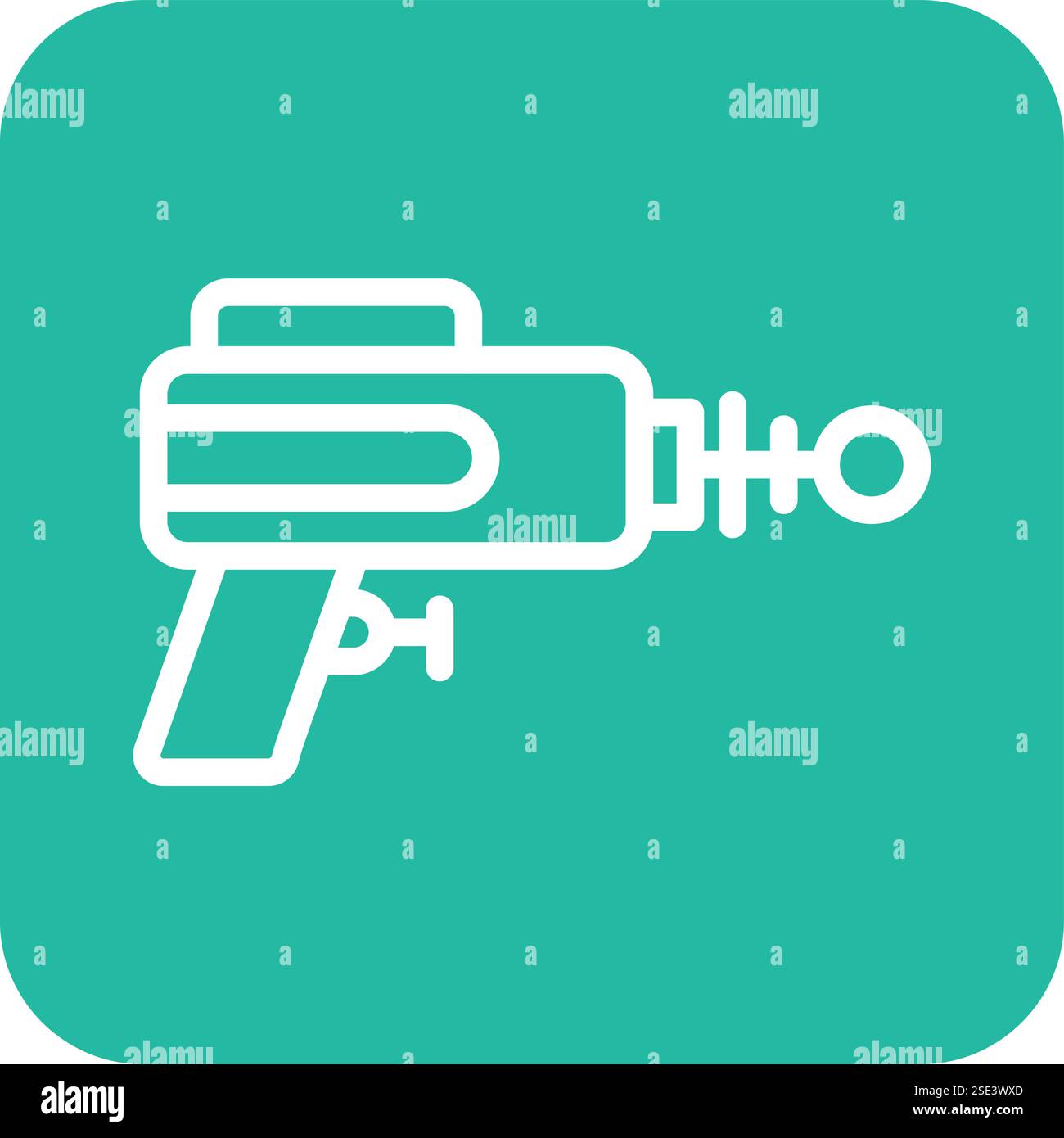 Laser gun Vector Icon Design Illustration Stock Vector
