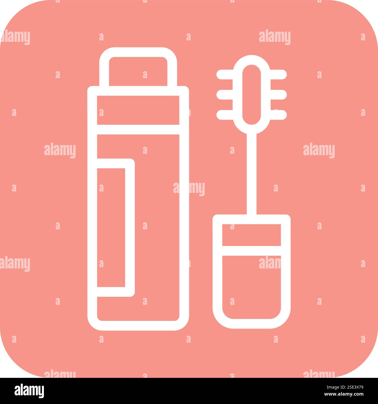 Mascara Vector Icon Design Illustration Stock Vector