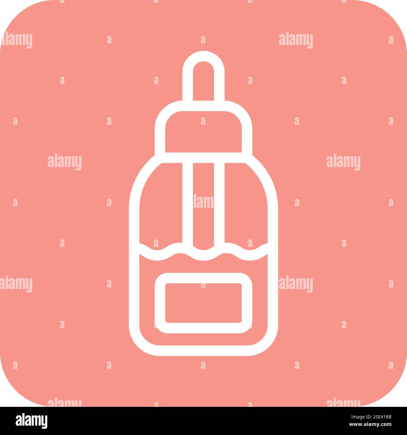 Organic oil Vector Icon Design Illustration Stock Vector