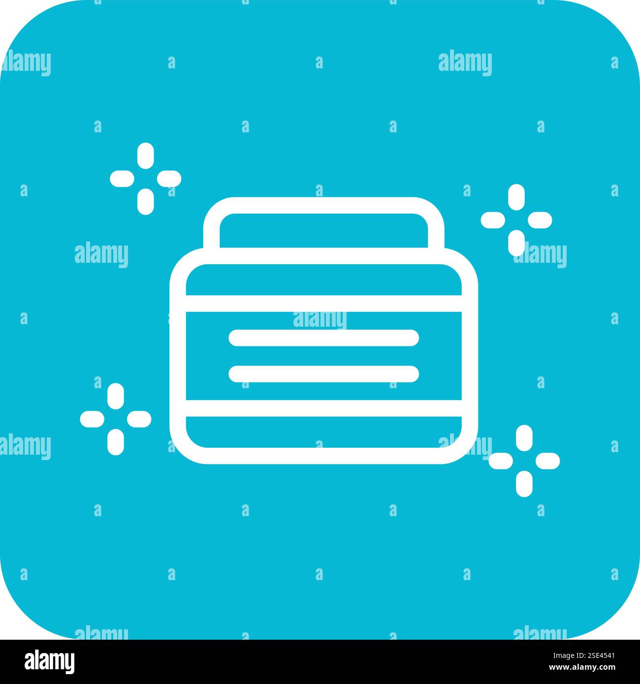 Glitter Vector Icon Design Illustration Stock Vector