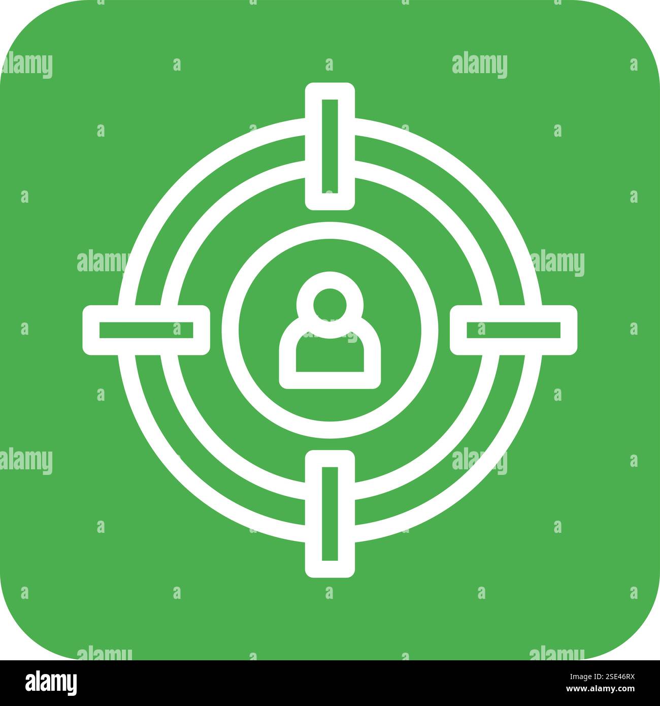 Head hunting Vector Icon Design Illustration Stock Vector