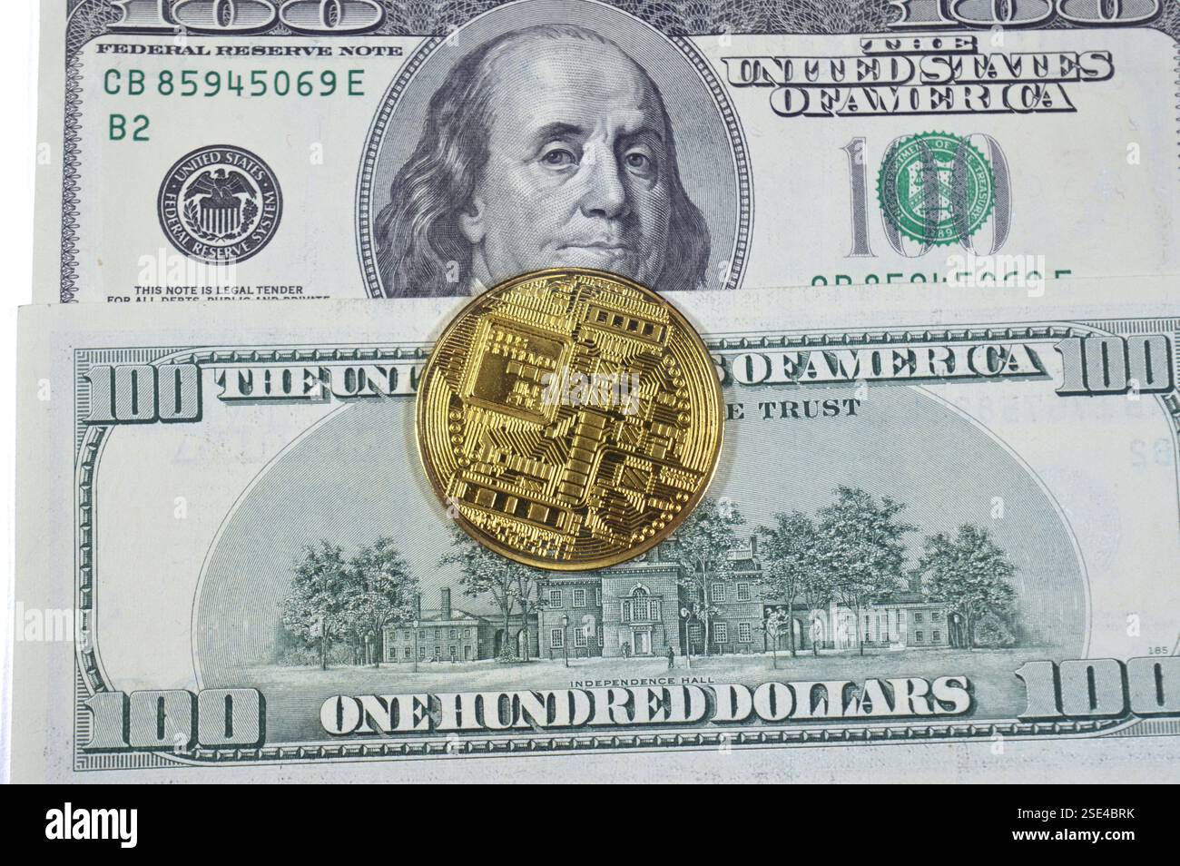 Golden dollar dollars hi-res stock photography and images - Alamy
