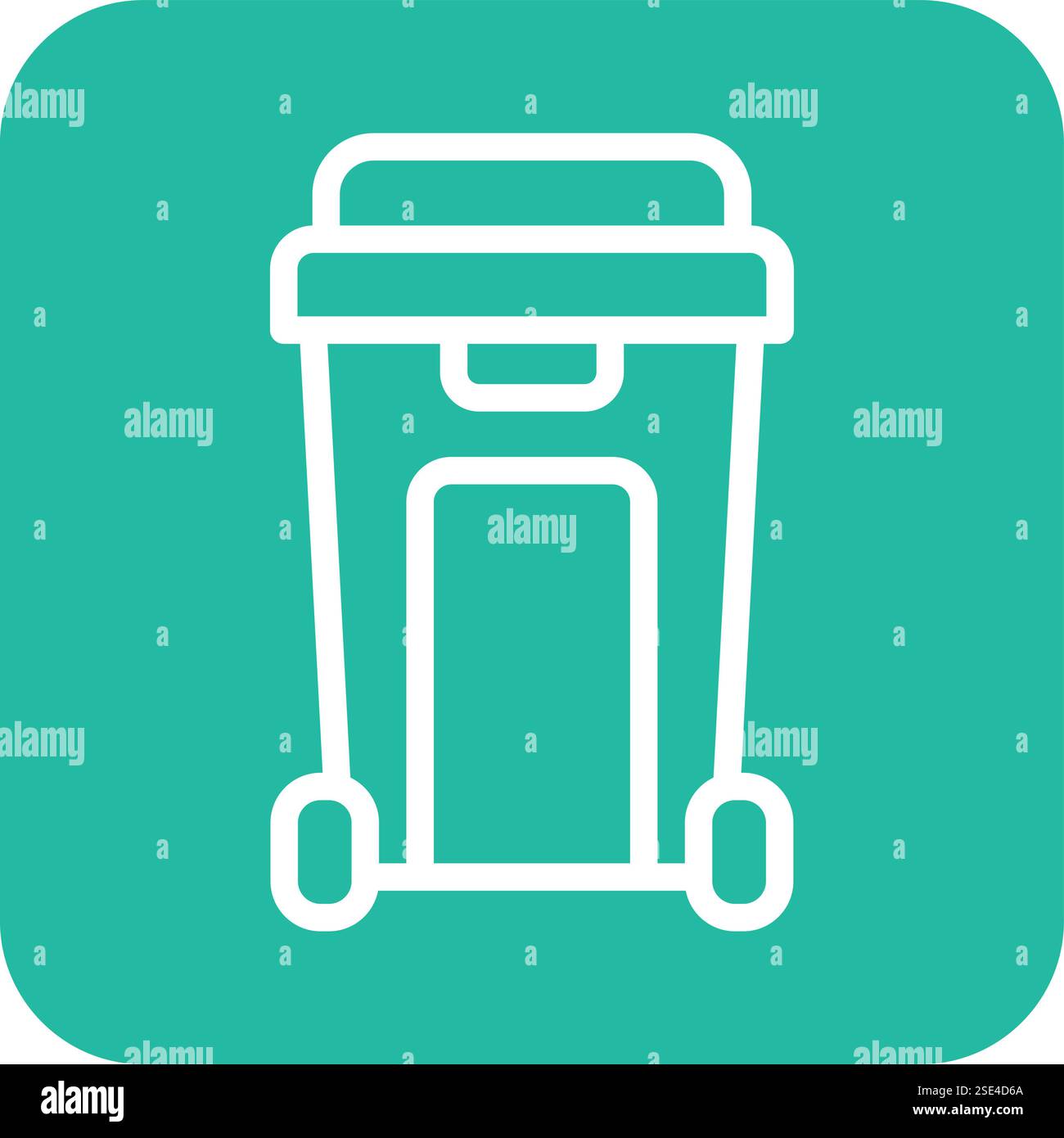 Recycle bin Vector Icon Design Illustration Stock Vector