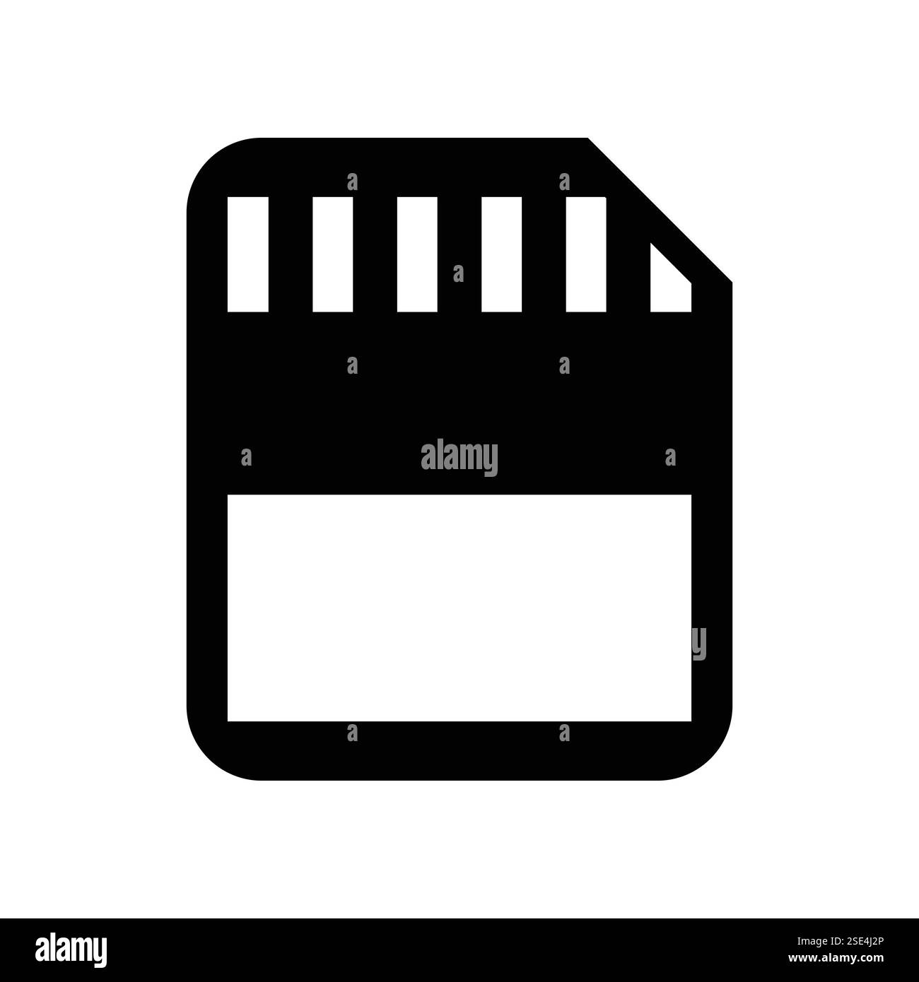 sd card icon vector template illustration design Stock Vector
