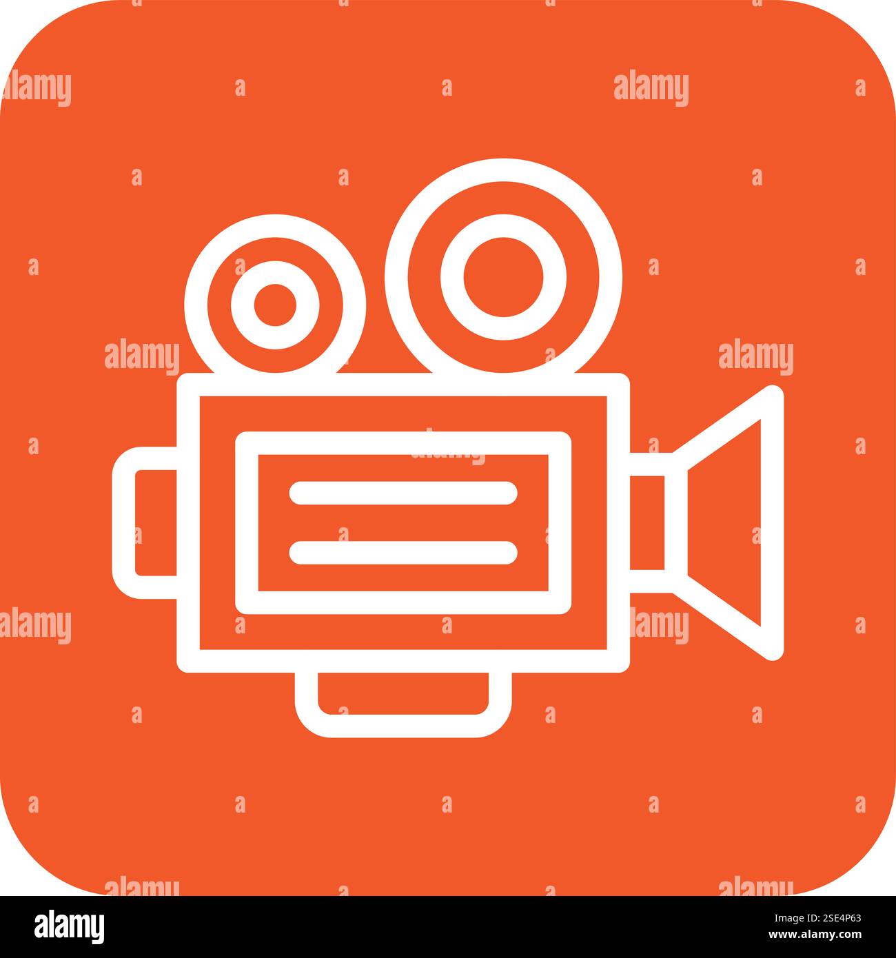 Movie camera Vector Icon Design Illustration Stock Vector Image & Art ...