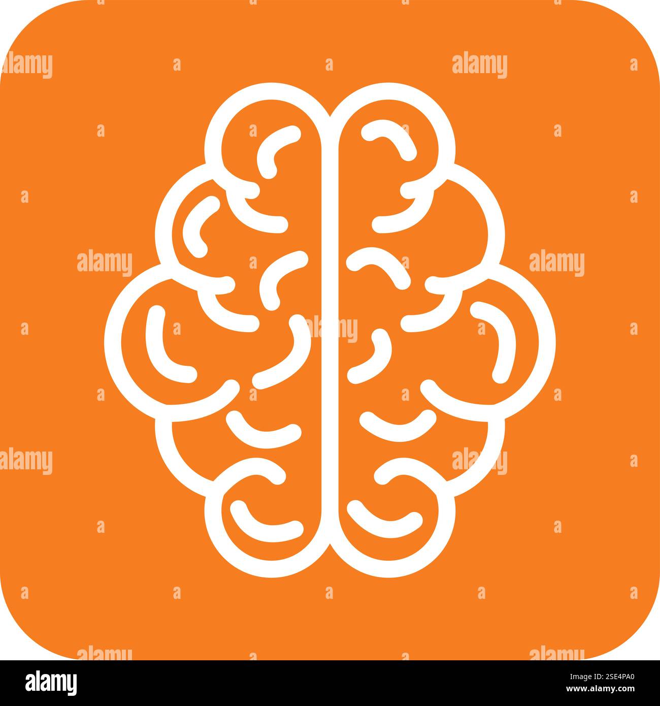 3d outline brain vector hi-res stock photography and images - Alamy